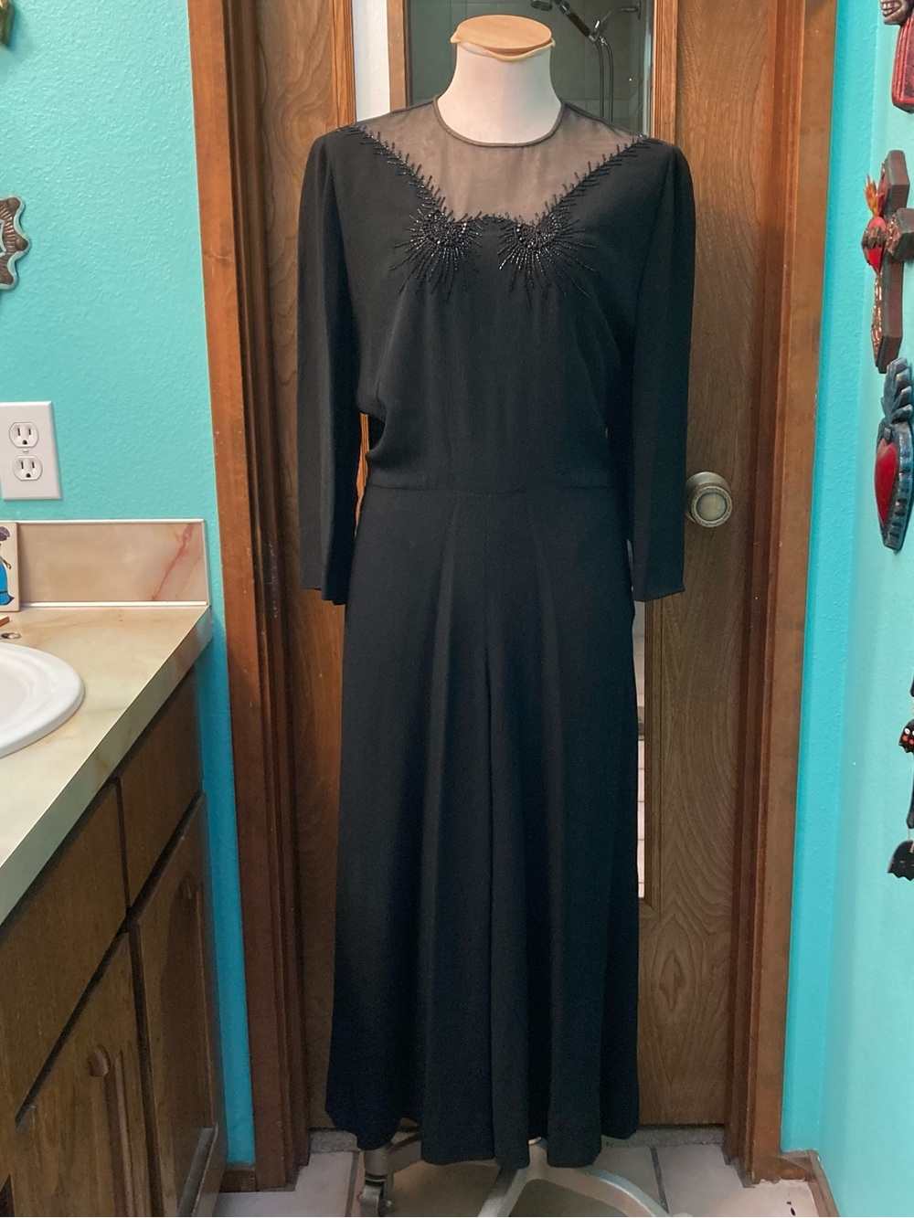 Glamorous Vintage Beaded Dress